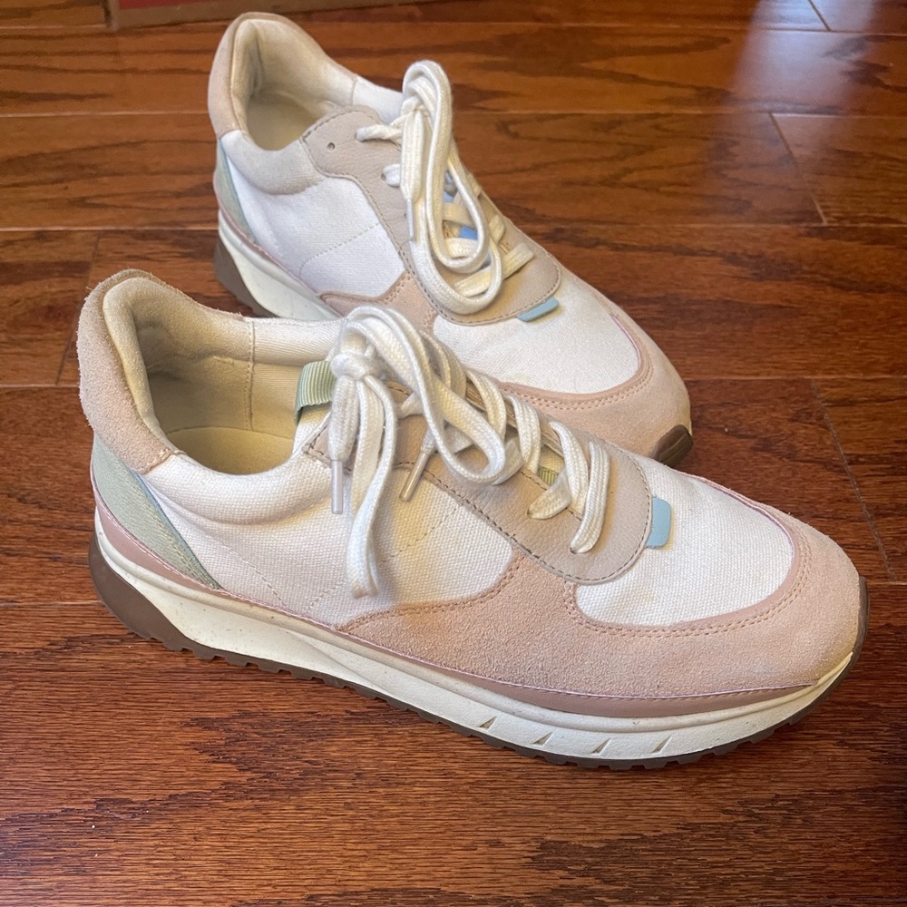 Madewell Kickoff Trainer Sneakers in Pastel Colorblock - Picture 2 of 8